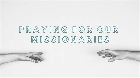 Missions Prayer Rachel Duff