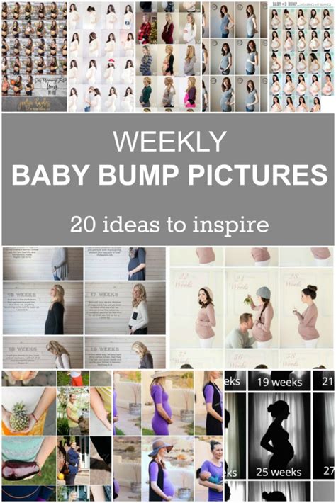 20 Weekly Baby Bump Pictures To Inspire You Document Your Pregnancy By