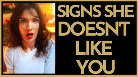 5 signs a girl doesn t like you youtube
