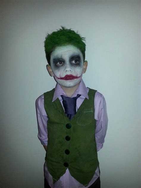 Homemade The Joker Halloween Costume♡ Joker Halloween Costume Kids