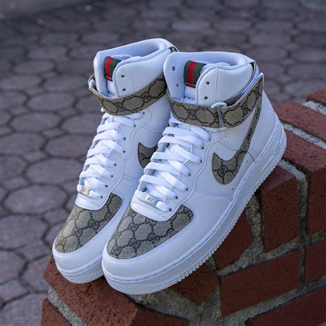 Gucci Nike Air Force Ones Fashion Style