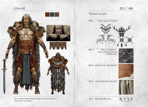 Ryse Character Concept Art Run Freak Run