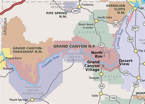 Image Result For Map Of Grand Canyon From Aerial View With Images