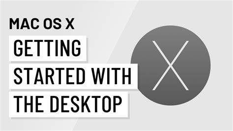 Mac Os X Basics Getting Started With The Desktop Youtube
