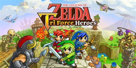 The Legend Of Zelda Tri Force Heroes Nintendo 3ds Games Nintendo