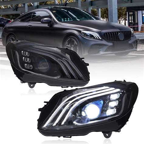 TT ABC LED Headlights For Mercedes C Accessories BENZ W C C C C C