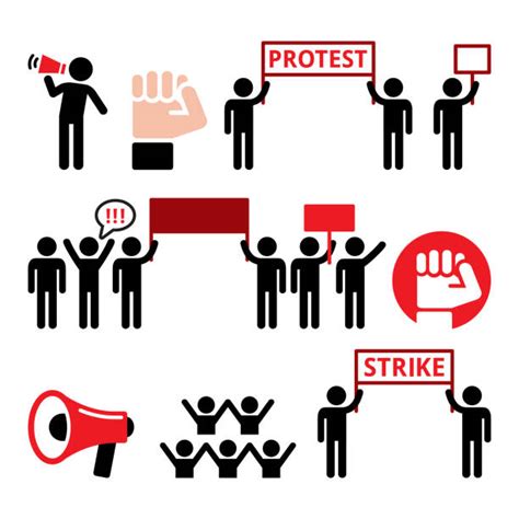 Best Peaceful Protest Illustrations Royalty Free Vector Graphics