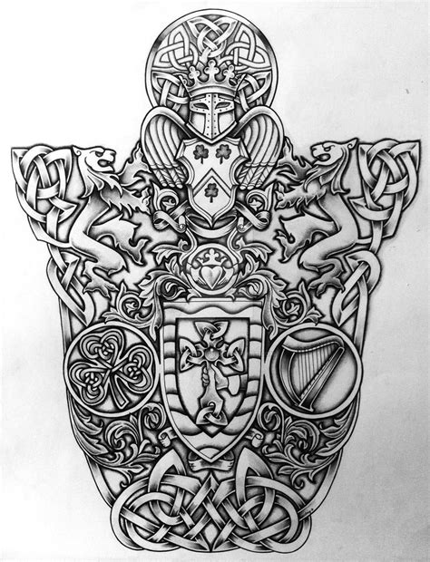 Celtic Coat Of Arms By Tattoo Design On Deviantart Norse Tattoo