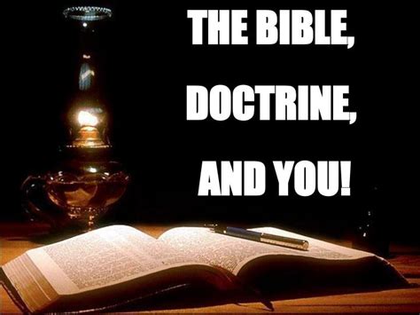 Ppt The Bible Doctrine And You Powerpoint Presentation Free