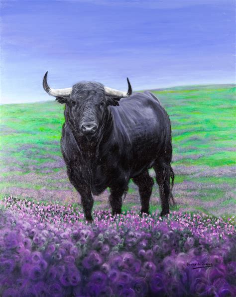 Pintura Javier de Juana | Toro Negro «Trapío»