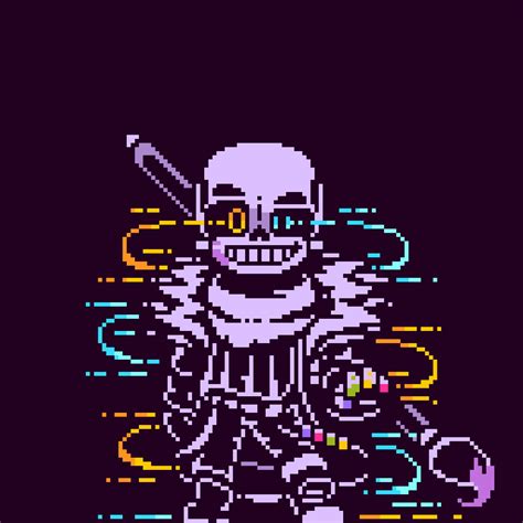 So i took matters into my own hands lol. Ink!Sans battle sprite by GeorgTime on DeviantArt