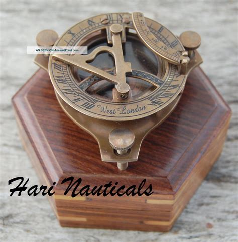 antique maritime west london antique brass sundial compass nautical home decor