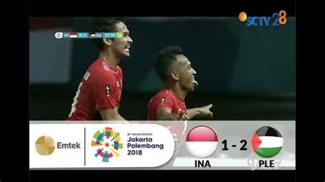 Indonesia 1 Vs 2 Palestine Full Highlights Sepak Bola Asian Games