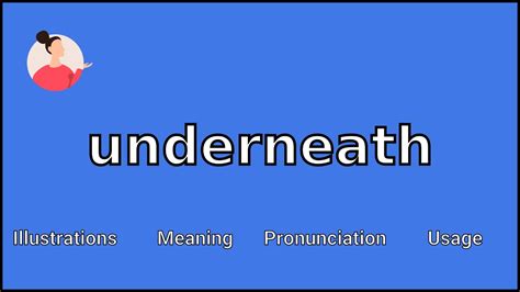 Underneath Meaning And Pronunciation Youtube