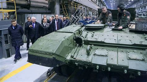 Russia S Medvedev Threatens Defense Industry Arrests During Tank Plant Visit