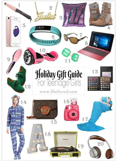 Holiday T Guide Ts For Teen Girls Shesaved