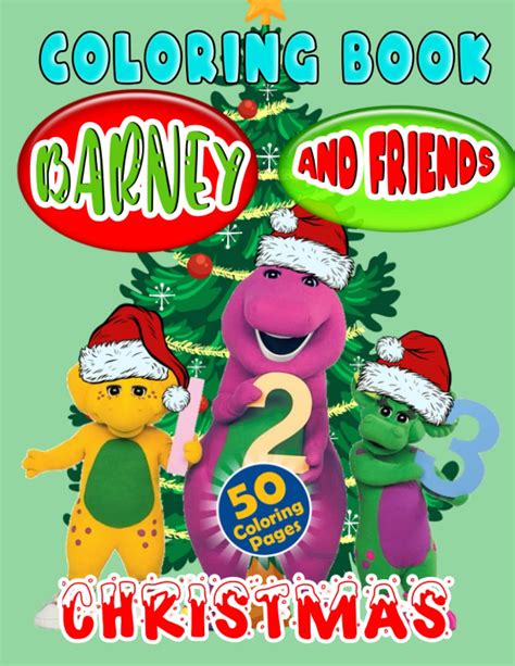 Buy Barney And Friends Christmas Coloring Book Barney Coloring Book
