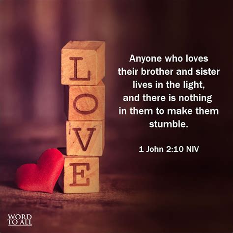Bible Verses About Brothers Love