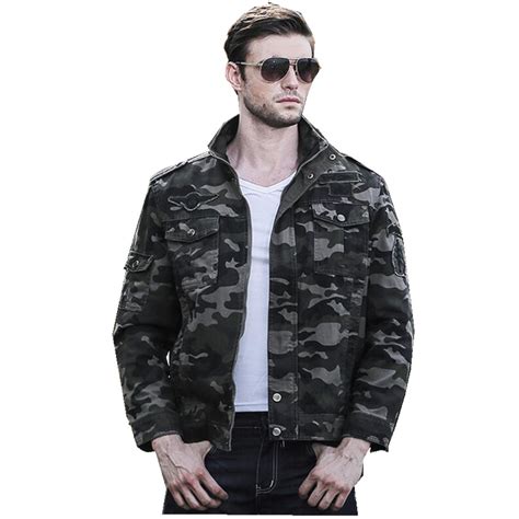 Camo Military Clothing Autumn Winter American Military Style Stand