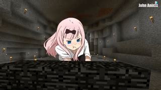 Chika And Bedrock In Minecraft Anime Live Wallpaper Download Free
