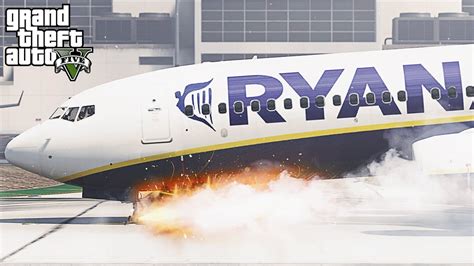 The ryanair a380 fit out. GTA 5 - Ryanair 737 Landing Gear Failure at LSIA (HD ...