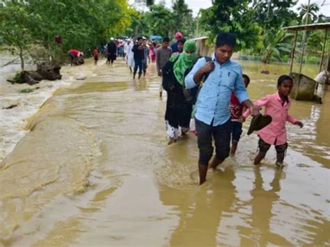 Assam Floods 2023 Incessant Rain Inundates Several Areas Nearly 33500 People Affected Zee