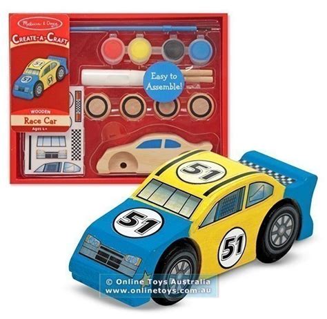 Melissa And Doug Dyo Wooden Race Car Online Toys Australia