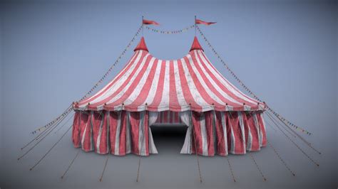 Circus Tent Buy Royalty Free D Model By Youoyouyou Fbea