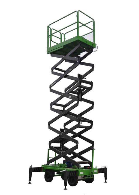 75 Meters Manual Pushing Mobile Scissor Lift X Lift Platform 500kg In