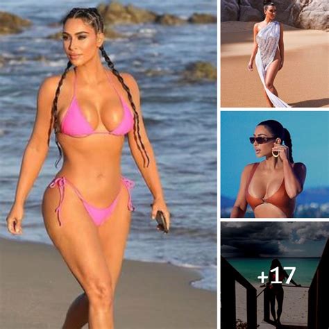 Kim Kardashian Rocks Beachy Look In Skimpy Pink Swimsuit