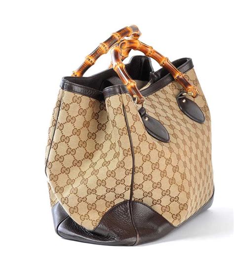 Gucci Bamboo Classic Monogrammed Handbag