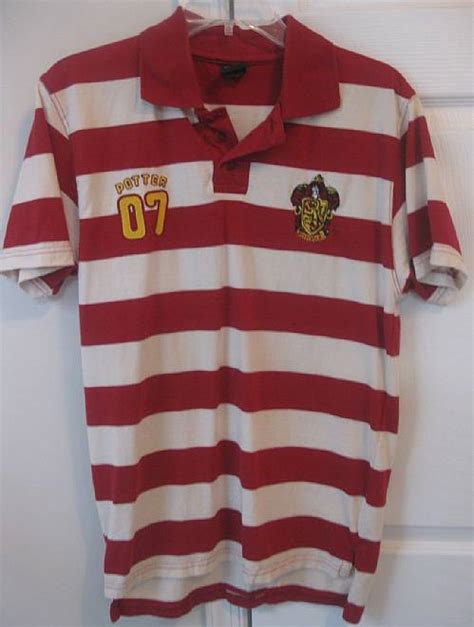 Wizarding World Harry Potter Gryffindor Crest 07 Striped Polo Shirt