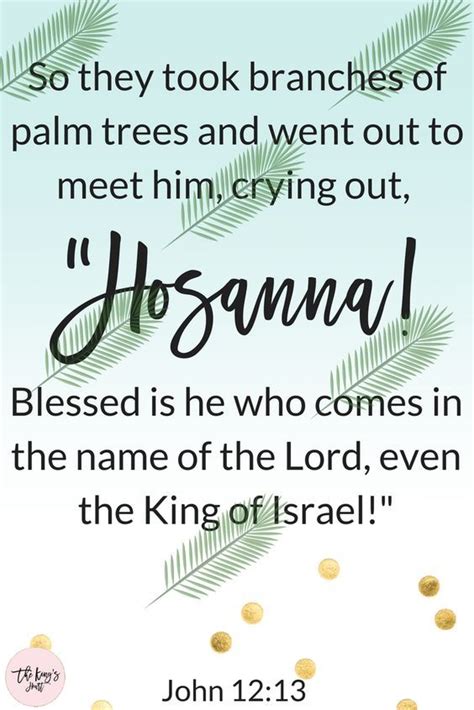 Palm Sunday Quotes From The Bible Palm Sunday Quotes Poems Bible