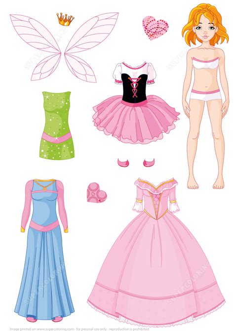 Free Printable Princess Paper Dolls And Clothes Printable Templates