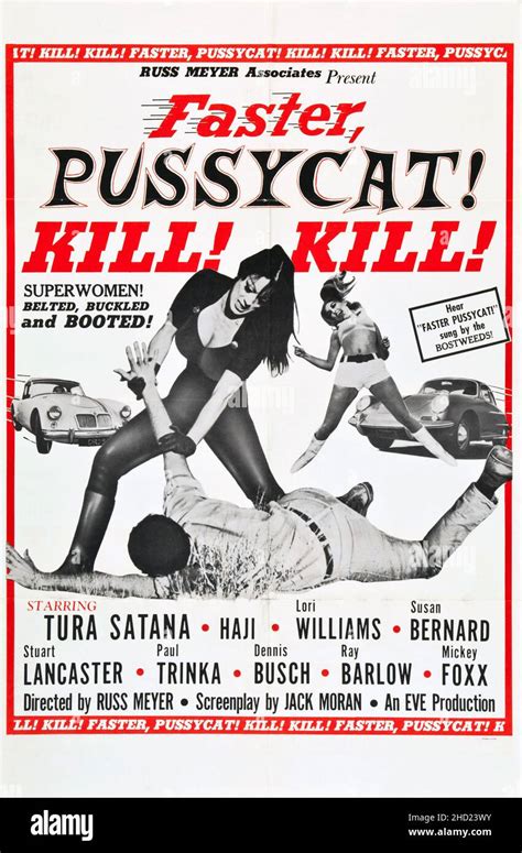 Faster Pussycat Kill Kill Film Movie Poster 1965 Starring Tura Satana Haji Lori