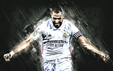 Download Wallpapers Karim Benzema Real Madrid French Footballer