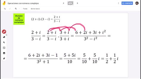 Operaciones Con Números Complejos Youtube