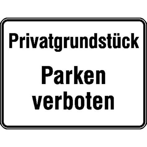 Parken verboten ausdrucken kostenlos : Hinweisschild zur Grundbesitzkennzeichnung Privatgrundstück - Parken verboten bei SUK