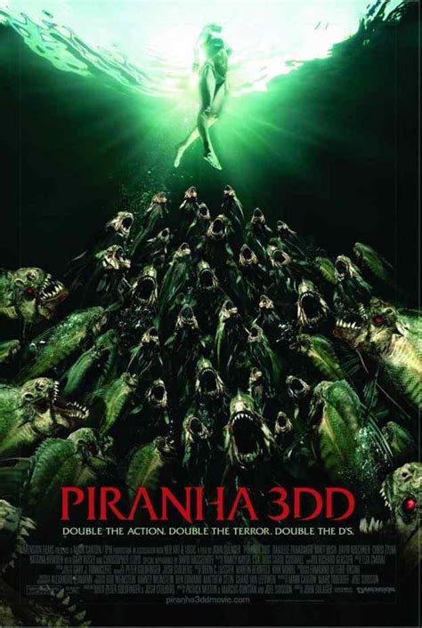 Movie Posters Released For Piranha Dd Horror Society