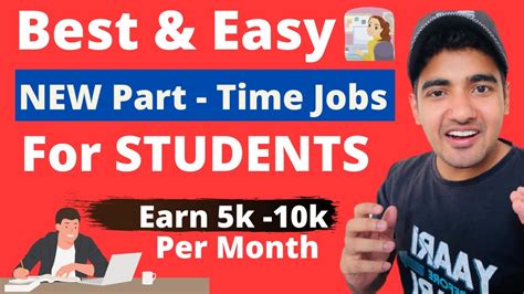 Best And Easy Part Time Jobs For Students In 2020 100 Genuine Work