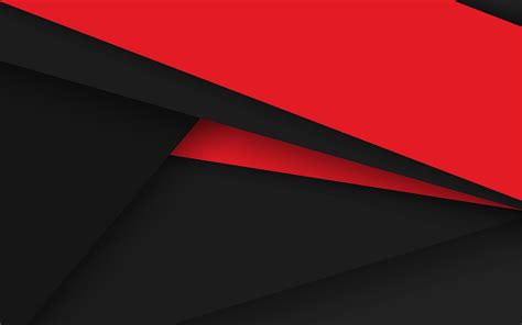 Desktop hd red and black wallpaper for walls. android-5-lollipop-red-black-abstract-material-design-line ...