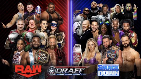 Wwe Draft 2021 Results Complete Wwe Universe Cawsws