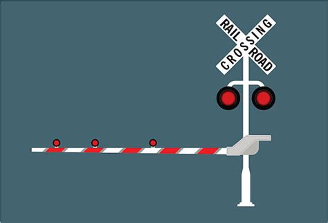 Railroad Crossing Illustrations Royalty Free Vector Graphics And Clip