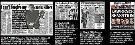 Stephen Lawrence Verdict Key Moments In A 15 Year Fight For Justice