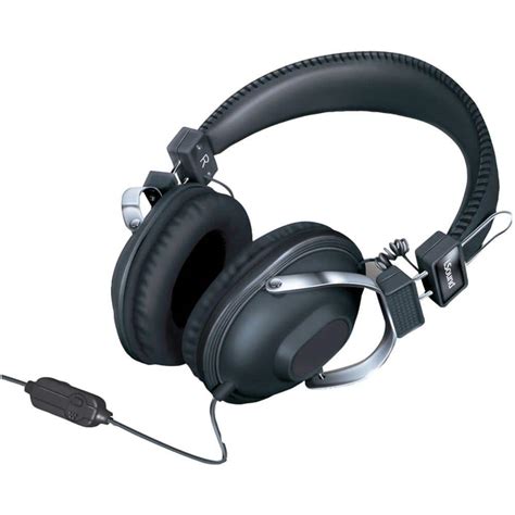 Isound Hm260 Dynamic Stereo Headphone With Microphone Black Dghm 5521