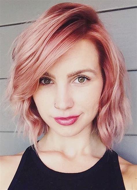 65 Rose Gold Hair Color Ideas For 2017 Rose Gold Hair