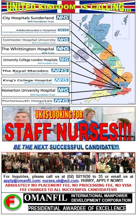 Jobs For Filipino Nurses In United Kingdom No Placement Fee