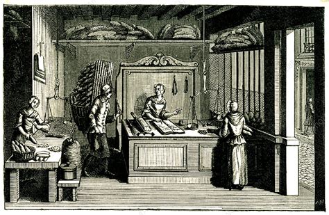 18th Century Bakery 19th C Illustration Stock Image C0360192