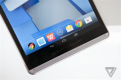 Hands On With Hps Giant Android Tablet The Pro Slate 12 The Verge