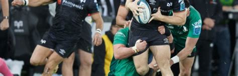Kieran Williams Opens The Scoring For Ospreys In The Welsh Derby